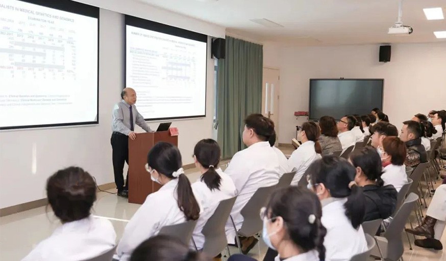 SANO首席医学官肖晟教授应邀到常州市儿童医院举办“分子病理学和精准医学”讲座